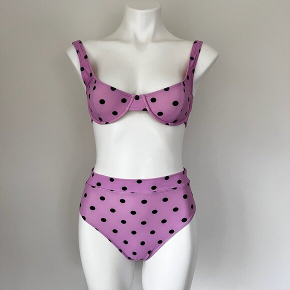 Faithful the Brand Evie Bikini in Sylvester Dot Print Bikini - Picture 4 of 8